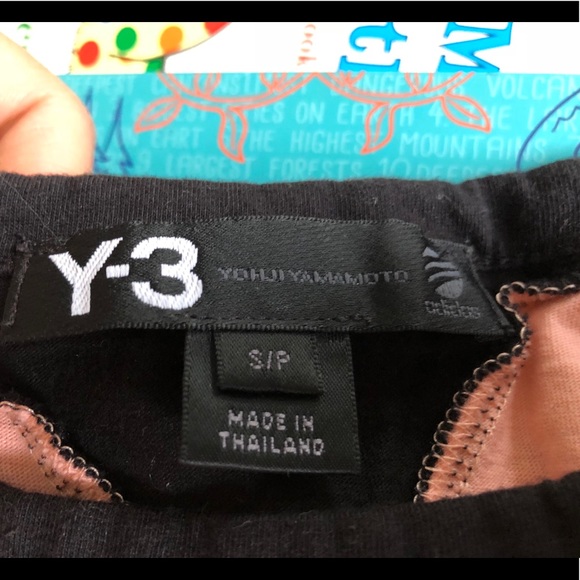 Ultra Rare Black Pink Y-3 Adidas T-shirt Shirt Top - Picture 4 of 7